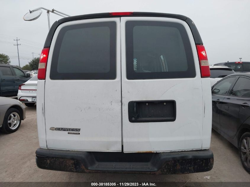2013 CHEVROLET EXPRESS 2500 WORK VAN 1GCWGGCA6D1111039