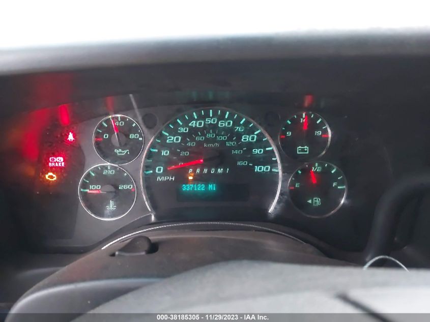 2013 CHEVROLET EXPRESS 2500 WORK VAN 1GCWGGCA6D1111039