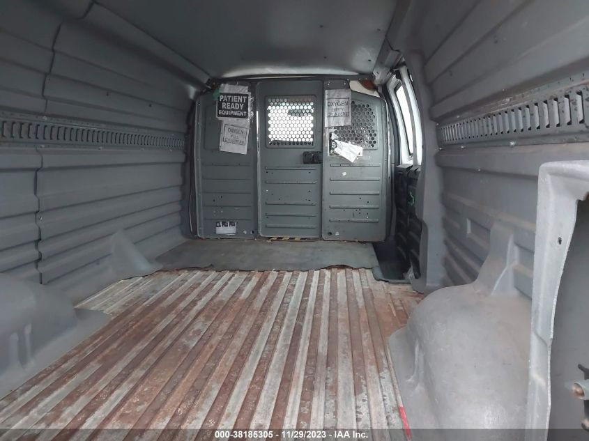 2013 CHEVROLET EXPRESS 2500 WORK VAN 1GCWGGCA6D1111039