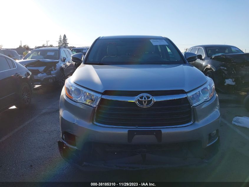 2014 TOYOTA HIGHLANDER LE/LE PLUS - 5TDBKRFH5ES052362