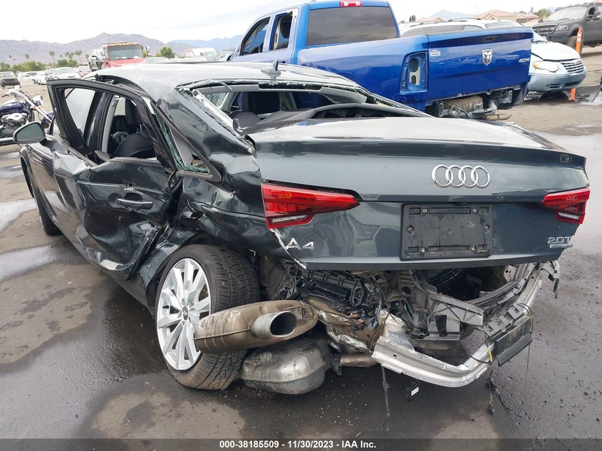 VIN WAUANAF42HN000602 2017 AUDI A4 2.0T PREMIUM