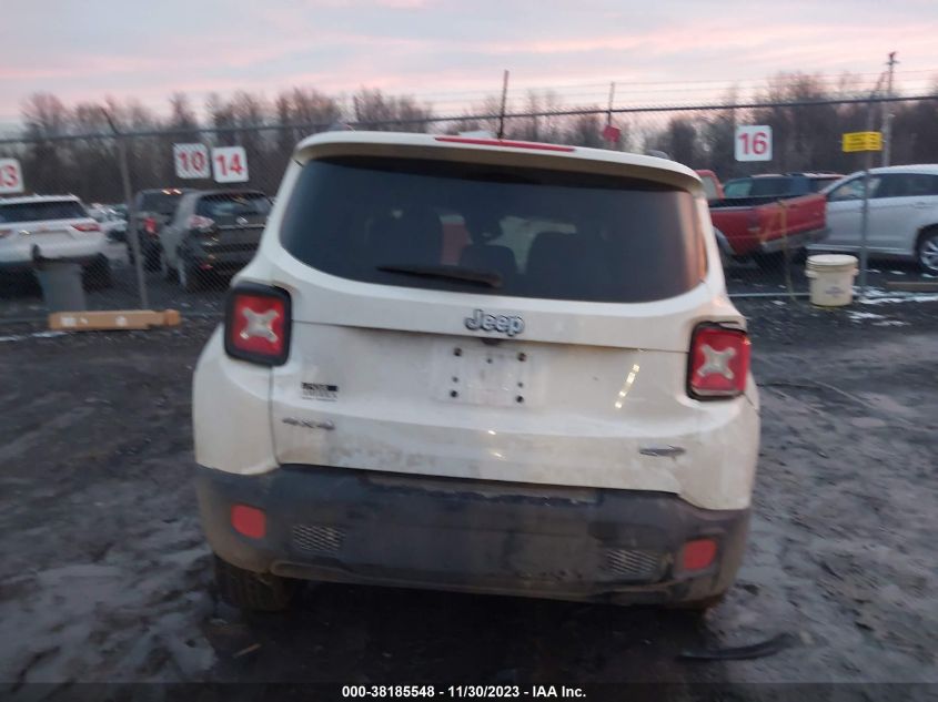 2017 JEEP RENEGADE LATITUDE 4X4 - ZACCJBBB3HPF78703