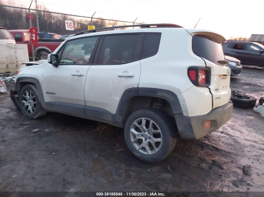 2017 JEEP RENEGADE LATITUDE 4X4 - ZACCJBBB3HPF78703