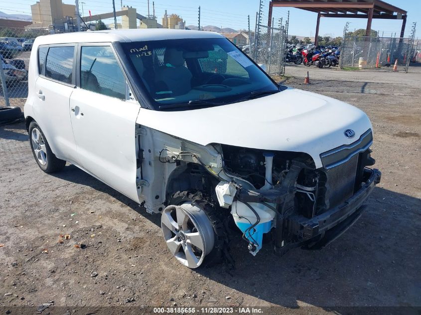 KNDJN2A2XK7654001 KIA SOUL BASE 2019