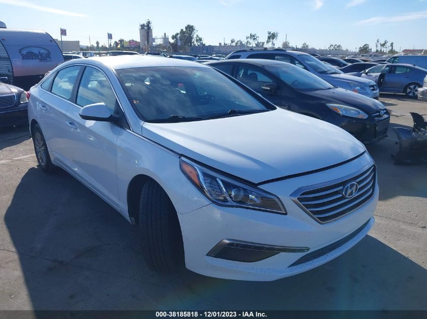 2015 HYUNDAI SONATA SE - 5NPE24AFXFH165463