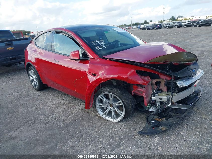 5YJYGDEE8MF085915 TESLA MODEL Y LONG RANGE DUAL MOTOR 2021