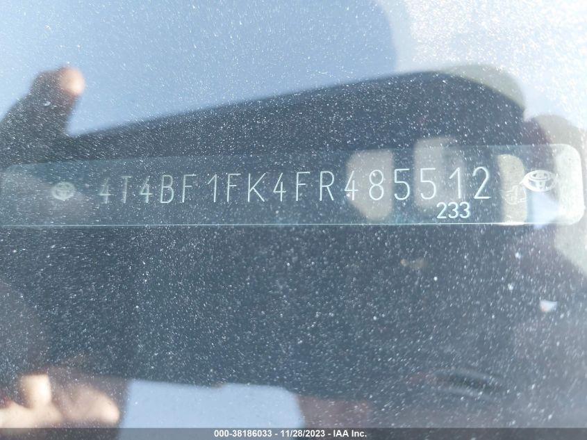 2015 TOYOTA CAMRY LE - 4T4BF1FK4FR485512