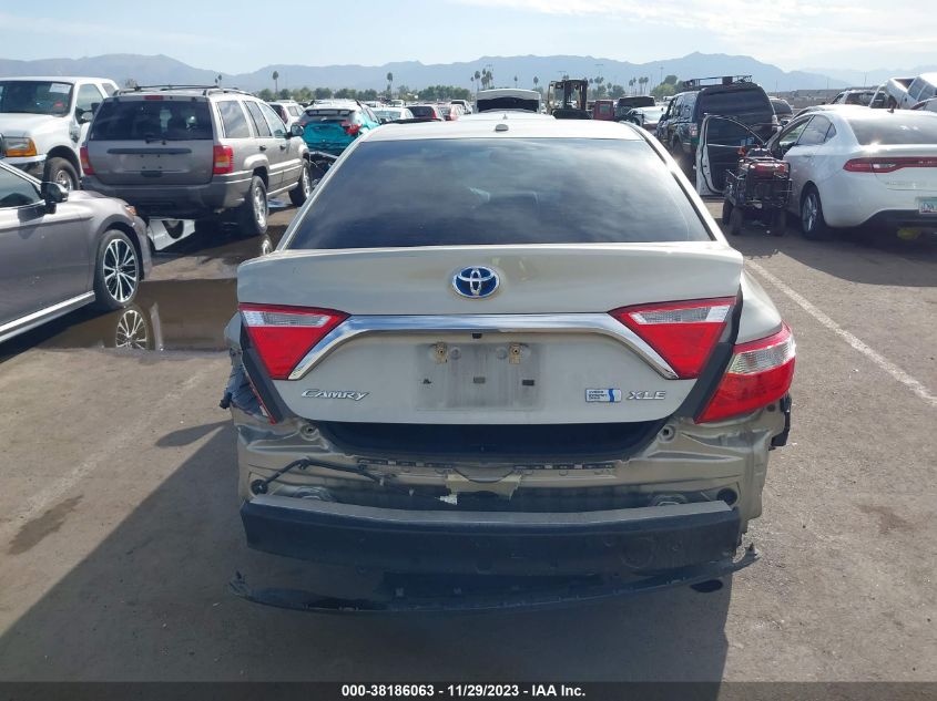 2015 TOYOTA CAMRY HYBRID XLE - 4T1BD1FK8FU146588