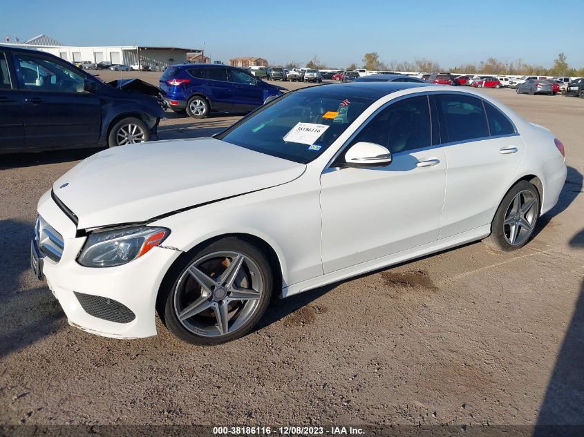 2016 MERCEDES-BENZ C 300 4MATIC/LUXURY 4MATIC/SPORT 4MATIC - 55SWF4KB9GU099328