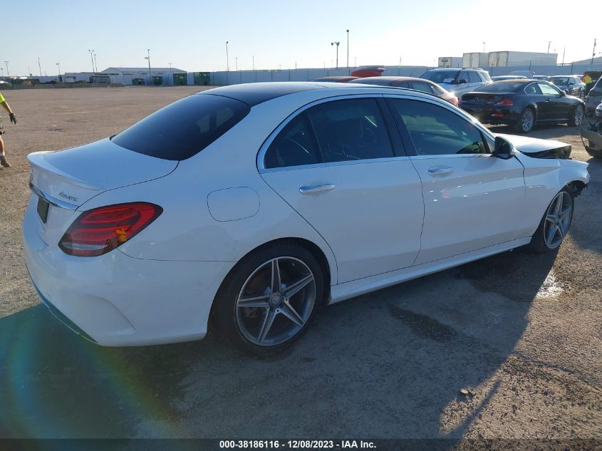 2016 MERCEDES-BENZ C 300 4MATIC/LUXURY 4MATIC/SPORT 4MATIC - 55SWF4KB9GU099328