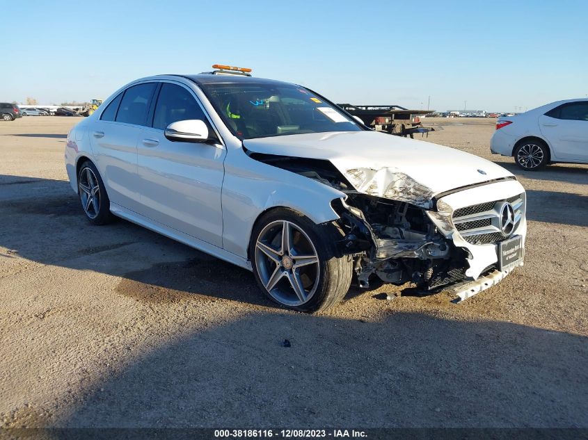 2016 MERCEDES-BENZ C 300 4MATIC/LUXURY 4MATIC/SPORT 4MATIC - 55SWF4KB9GU099328