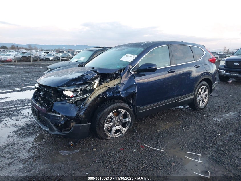 VIN 5J6RW2H87KA015663 2019 HONDA CR-V EX-L