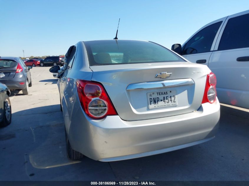 2014 CHEVROLET SONIC LT - 1G1JC5SH9E4105396
