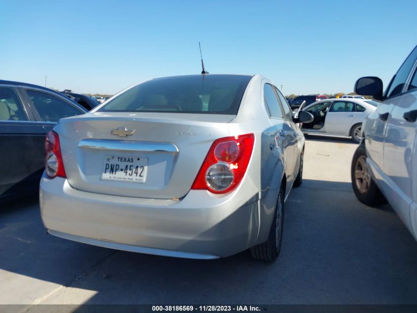 2014 CHEVROLET SONIC LT - 1G1JC5SH9E4105396