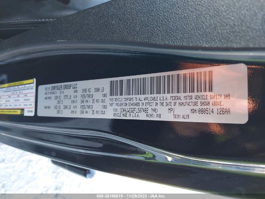 2015 JEEP WRANGLER UNLIMITED SAHARA - 1C4HJWEG2FL507482