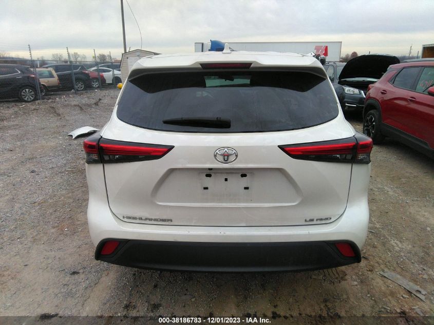 2021 TOYOTA HIGHLANDER L/LE - 5TDBZRBH6MS135895