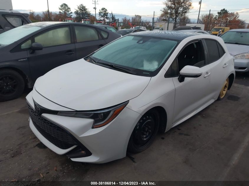 VIN JTNB4MBE7M3121699 2021 TOYOTA COROLLA SE