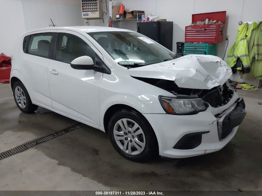 2020 CHEVROLET SONIC FWD  1FL 5-DOOR - 1G1JG6SB1L4130912