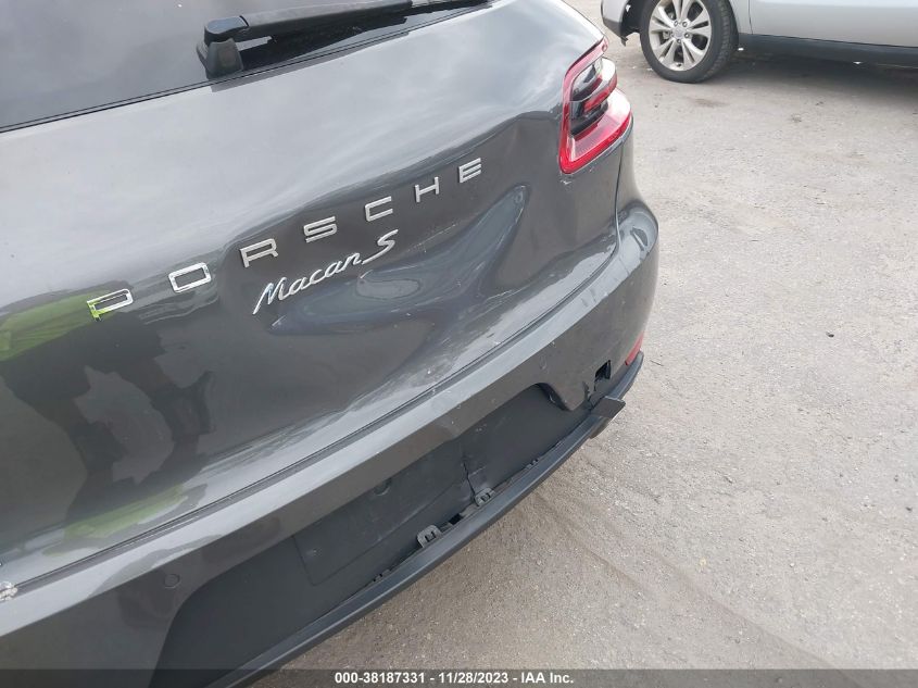 2015 PORSCHE MACAN S - WP1AB2A59FLB64177