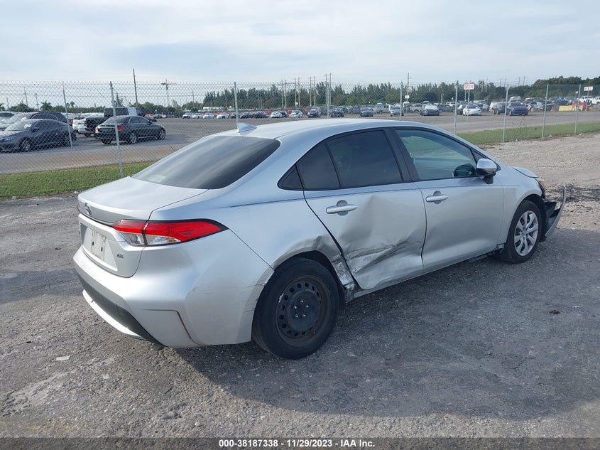 VIN JTDEPRAE7LJ111367 2020 TOYOTA COROLLA LE