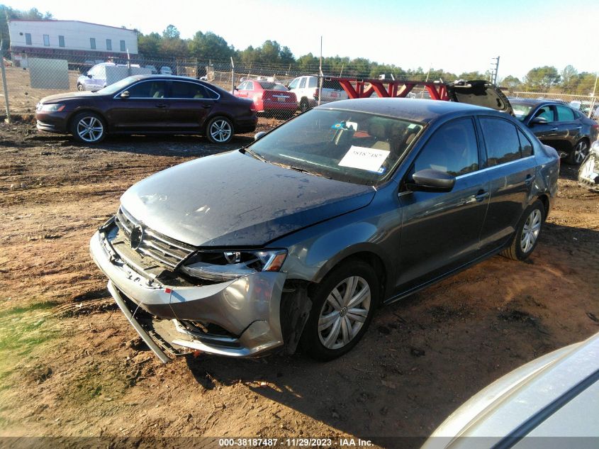 2017 VOLKSWAGEN JETTA S - 3VW2B7AJ0HM406370