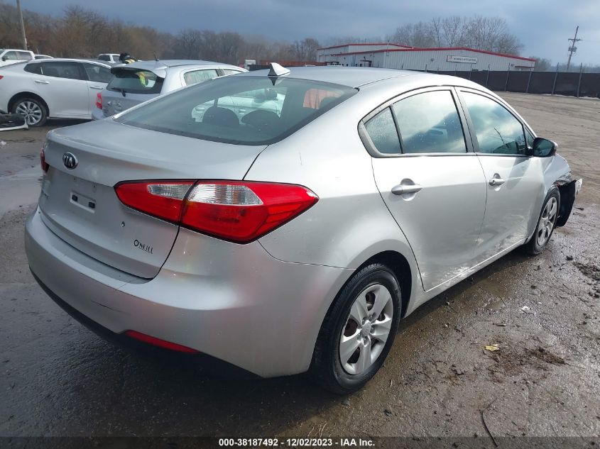 2014 KIA FORTE LX - KNAFK4A6XE5184868