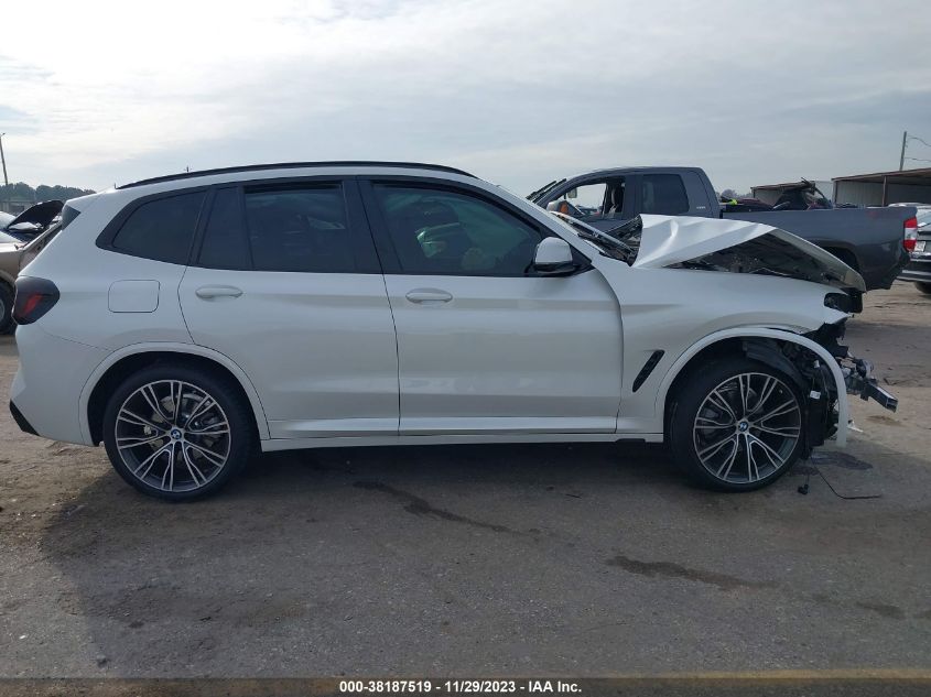 2023 BMW X3 XDRIVE30I - 5UX53DP08P9N51646