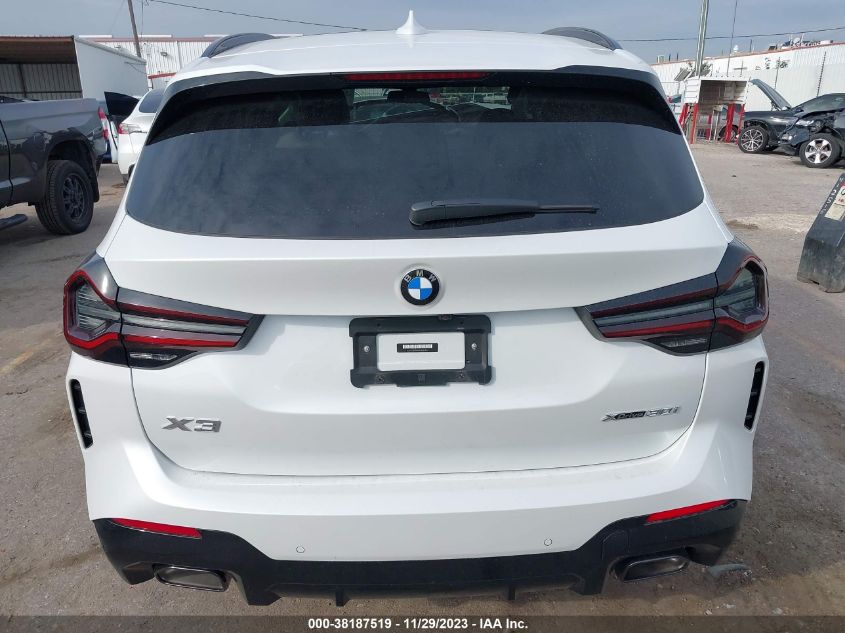2023 BMW X3 XDRIVE30I - 5UX53DP08P9N51646