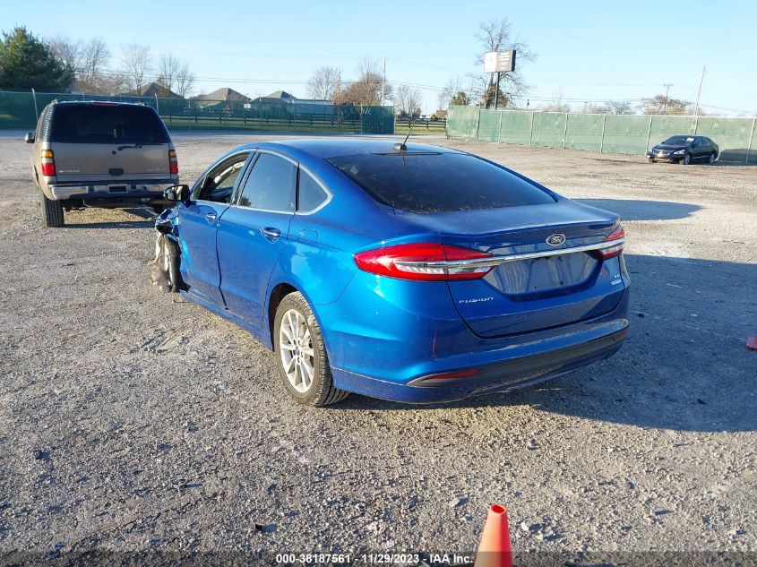 2017 FORD FUSION SE - 3FA6P0HD1HR272782