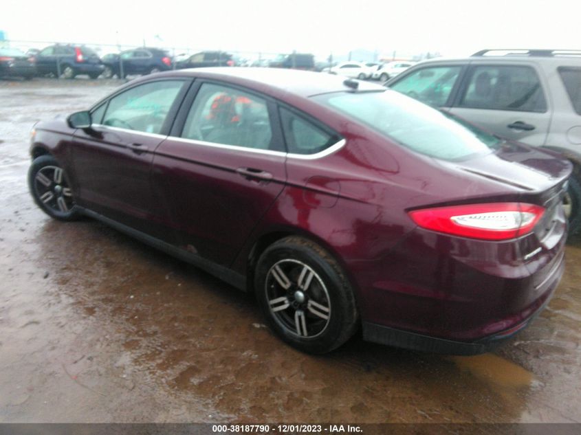 2013 FORD FUSION S - 3FA6P0G70DR383524