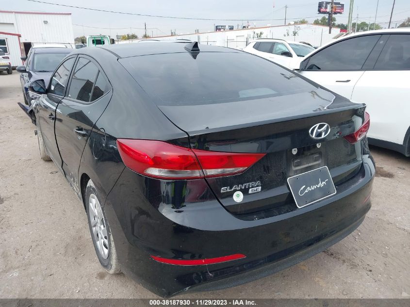 2017 HYUNDAI ELANTRA SE - KMHD74LF8HU326844