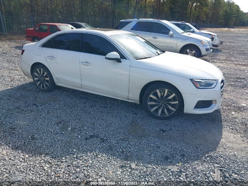 WAUBBAF40MA071828 AUDI A4 PREMIUM PLUS 40 TFSI 2021
