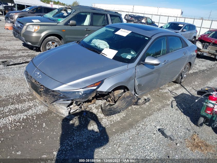 2022 HYUNDAI ELANTRA SEL - 5NPLN4AG9NH074402