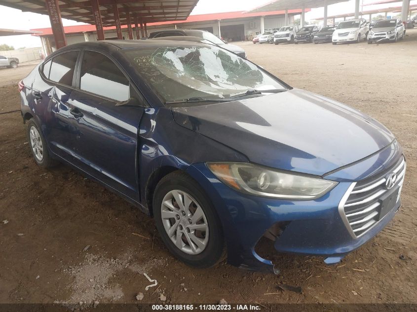 2017 HYUNDAI ELANTRA SE - 5NPD74LF8HH166141