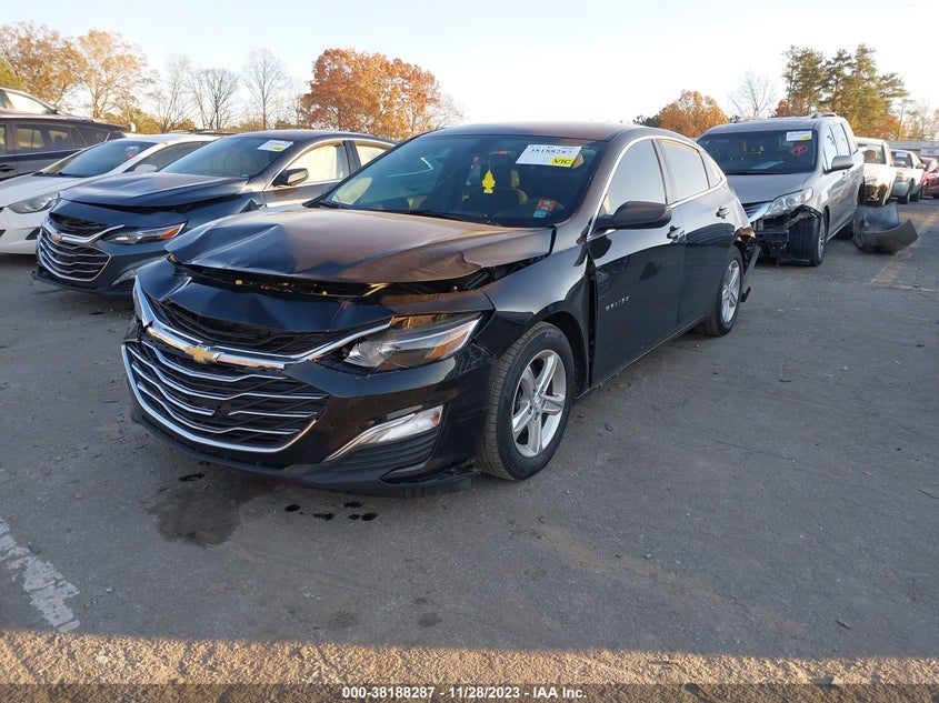VIN 1G1ZB5STXLF009952 2020 CHEVROLET MALIBU FWD LS
