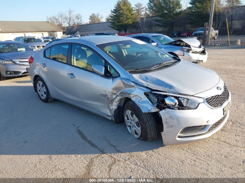 2016 KIA FORTE LX - KNAFK4A68G5549244