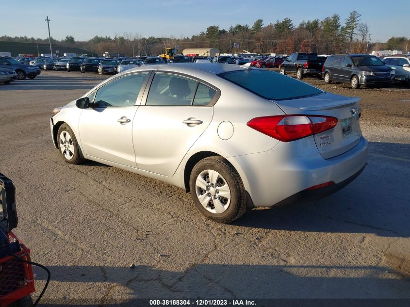 2016 KIA FORTE LX - KNAFK4A68G5549244