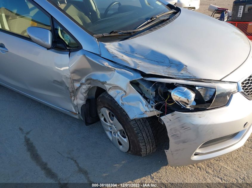 2016 KIA FORTE LX - KNAFK4A68G5549244