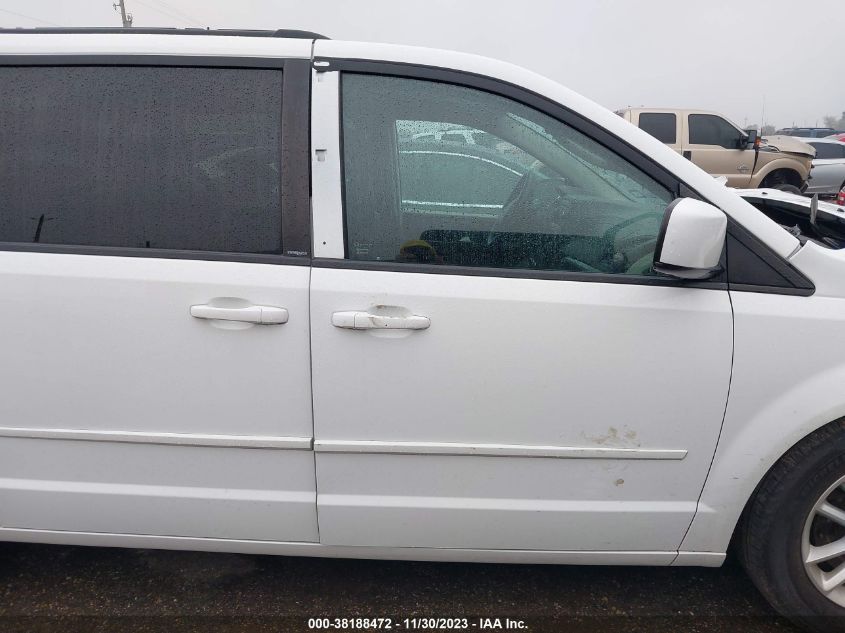 2014 DODGE GRAND CARAVAN SXT - 2C4RDGCG1ER122487
