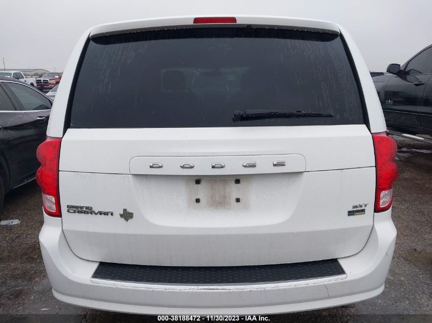 2014 DODGE GRAND CARAVAN SXT - 2C4RDGCG1ER122487