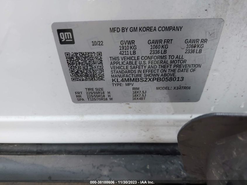 2023 BUICK ENCORE GX PREFERRED - KL4MMBS2XPB058013
