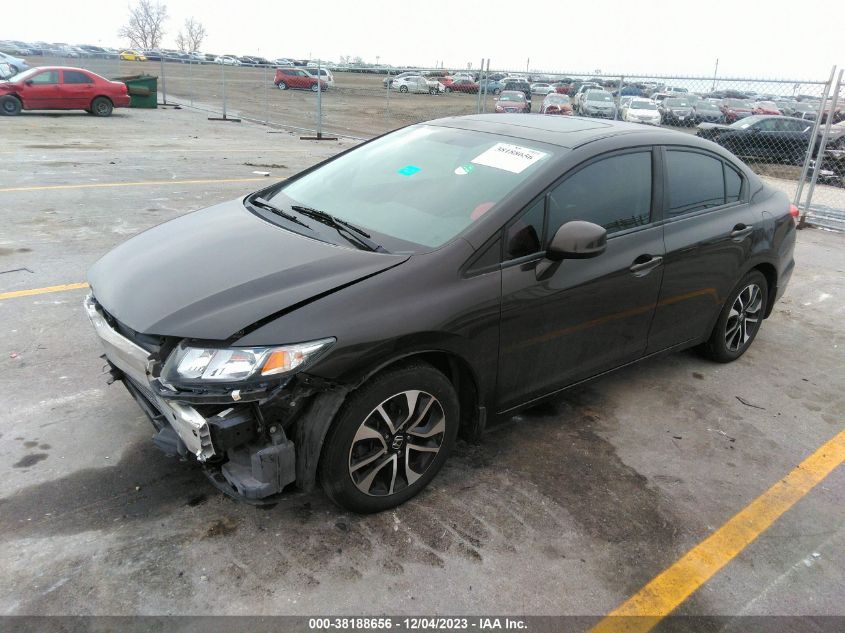 2013 HONDA CIVIC EX - 2HGFB2F87DH518042