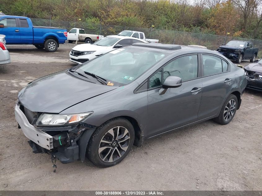 2013 HONDA CIVIC EXL - 19XFB2F98DE288949
