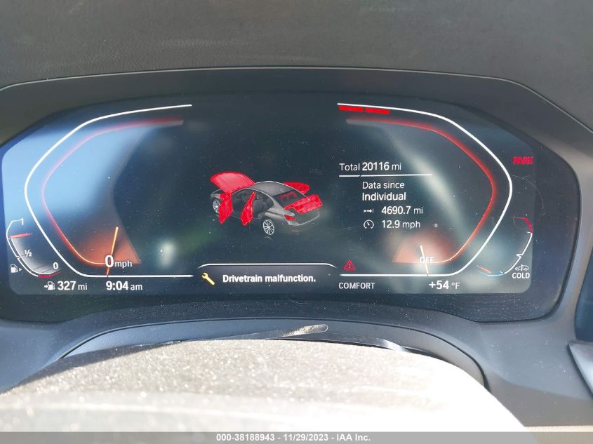 2021 BMW 330I 3MW5R1J08M8C06093