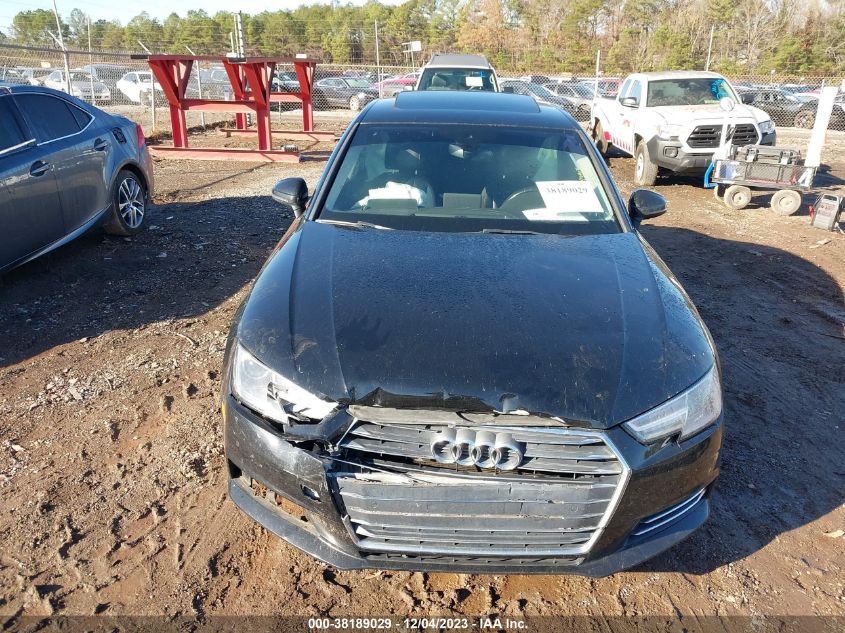 2017 AUDI A4 PREMIUM - WAUGNAF49HN015527