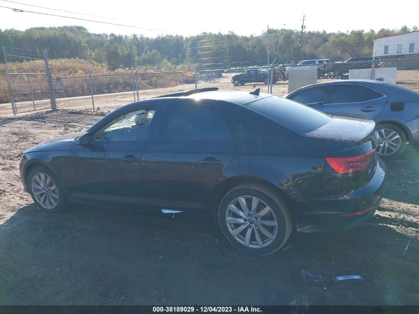 2017 AUDI A4 PREMIUM - WAUGNAF49HN015527