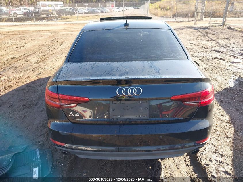 2017 AUDI A4 PREMIUM - WAUGNAF49HN015527