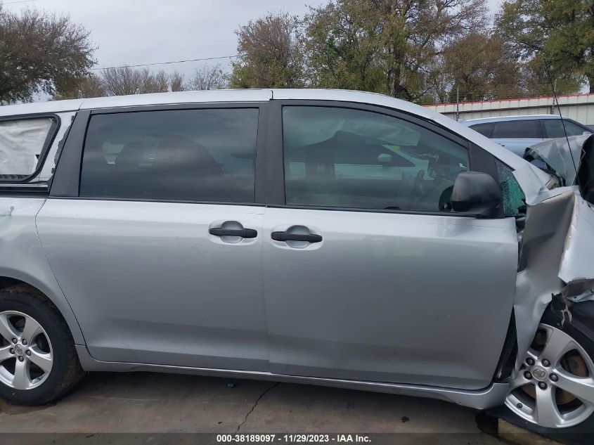 2014 TOYOTA SIENNA L V6 7 PASSENGER - 5TDZK3DC3ES501296