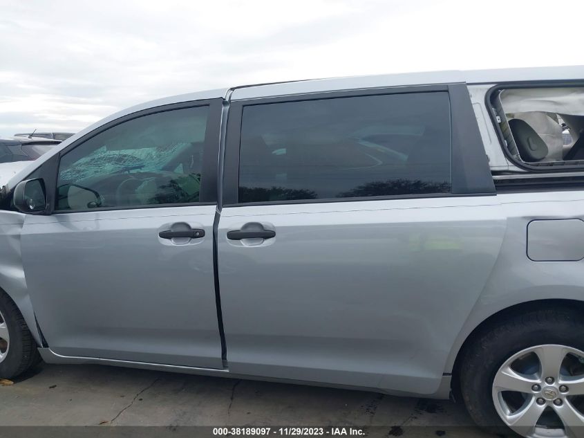 2014 TOYOTA SIENNA L V6 7 PASSENGER - 5TDZK3DC3ES501296