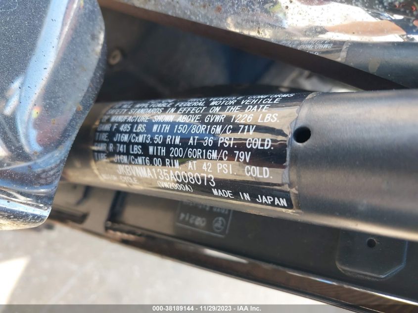 2005 KAWASAKI VN2000 A2 JKBVNMA135A008073